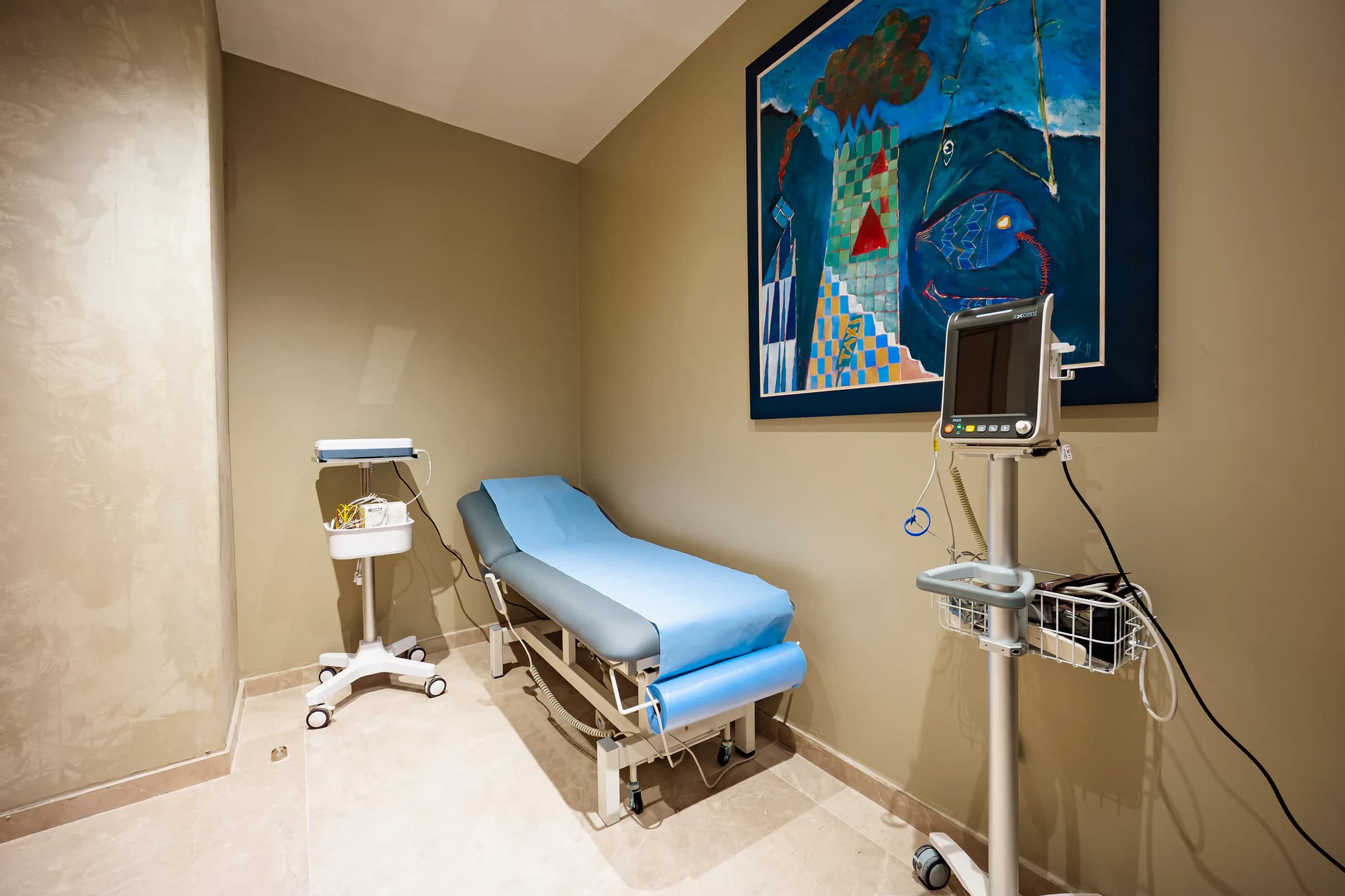 A real diagnostic examination room at AION