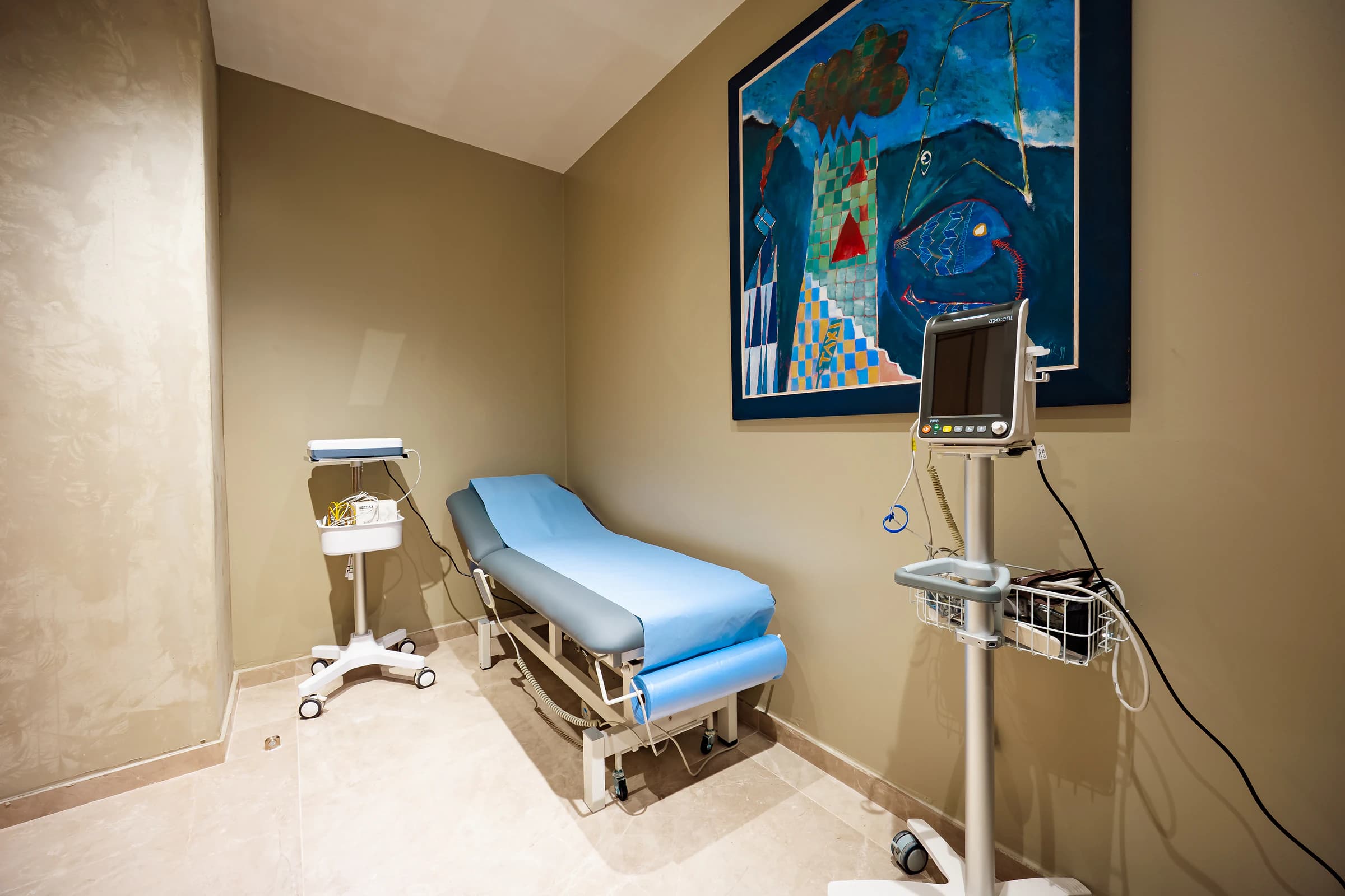 A real diagnostic examination room at AION in Limassol