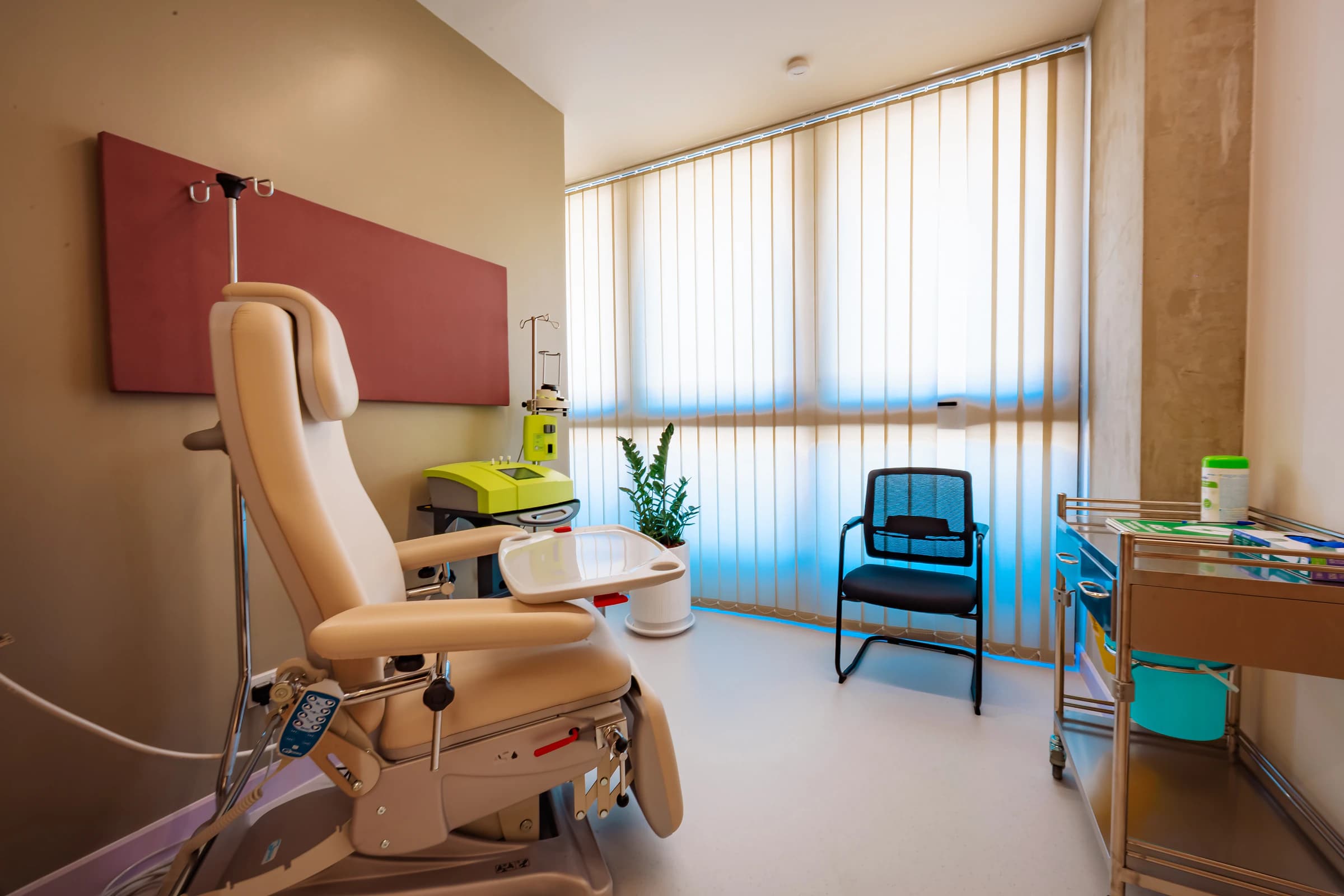The women's health examination suite at AION